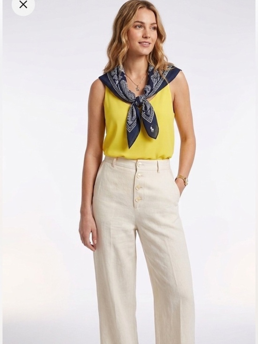 Topshop Yellow Cami